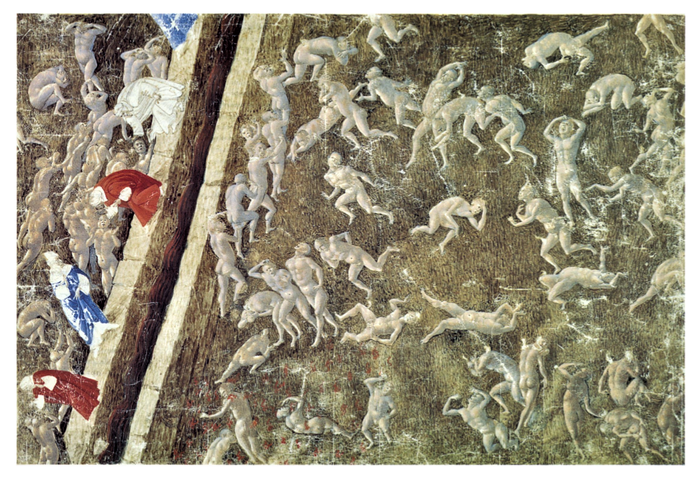 Divine Comedy Illustrated by Botticelli by Sandro Botticelli I Blue Surf Art