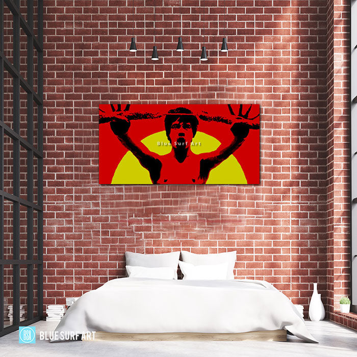 Bruce Lee Martial Arts - bedroom showcase 