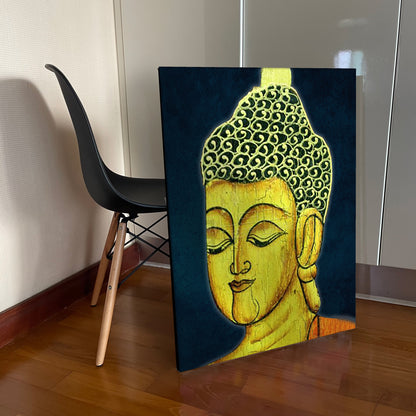 Buddha Asian Wall Art in Oil Painting on Canvas Showcase