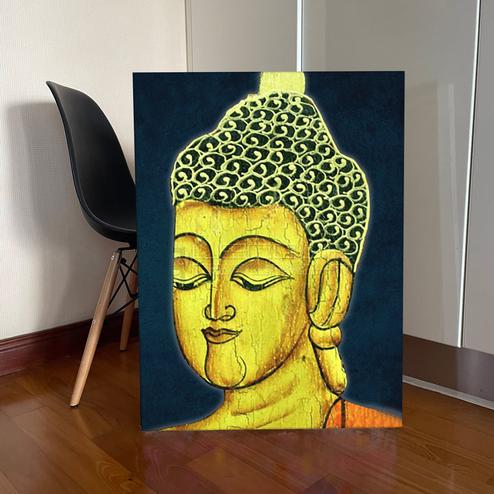 Buddha Asian Wall Art in Oil Painting on Canvas Showcase
