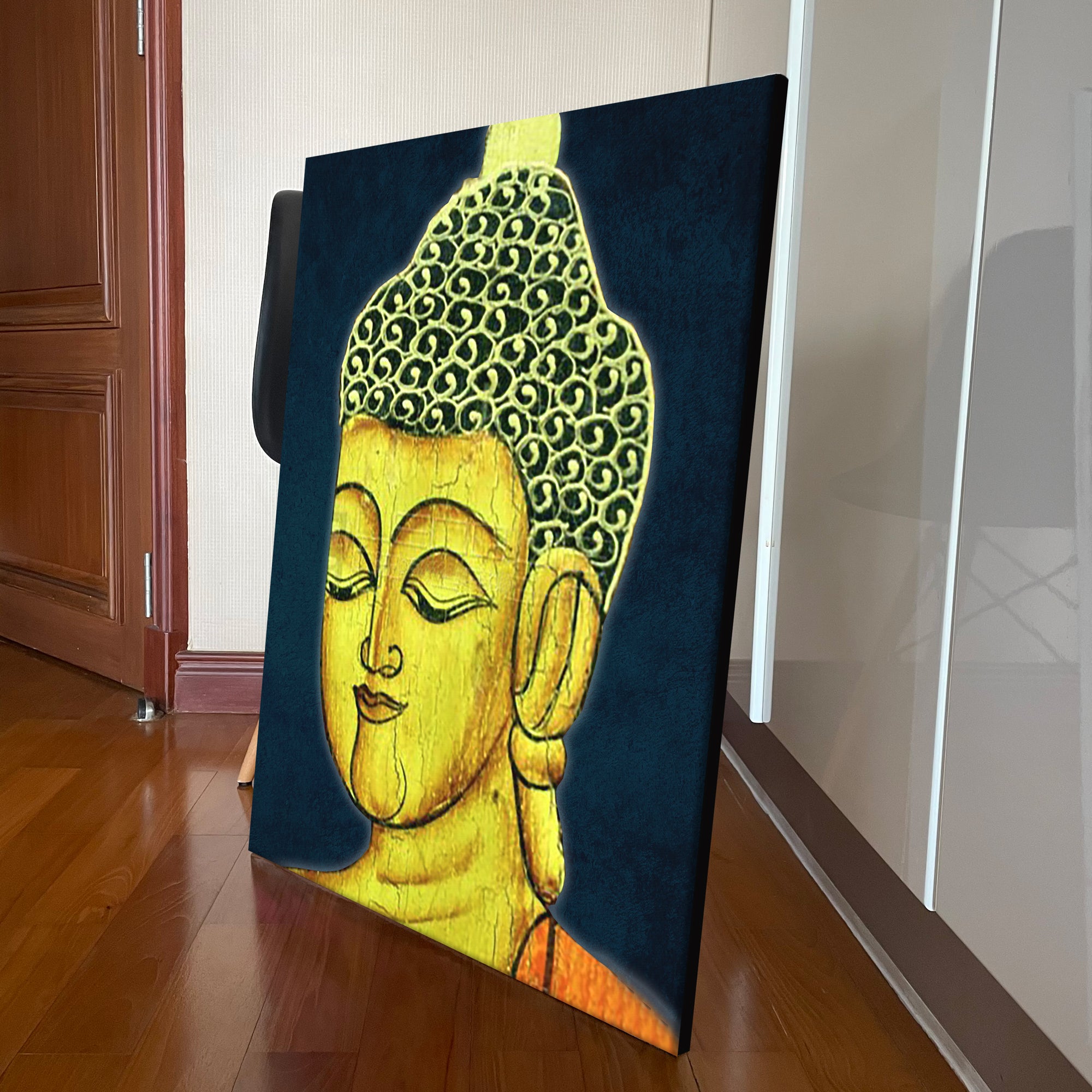 Buddha Asian Wall Art in Oil Painting on Canvas Showcase