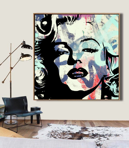 Model Abstract Art Original Oil on Canvas, Living Room Wall Art, Modern Art - 6