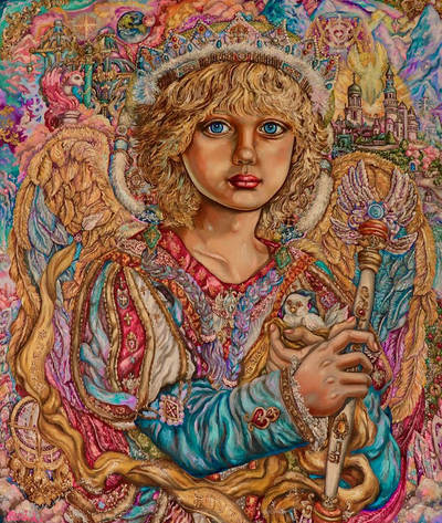 Angel Hodiel Painting 