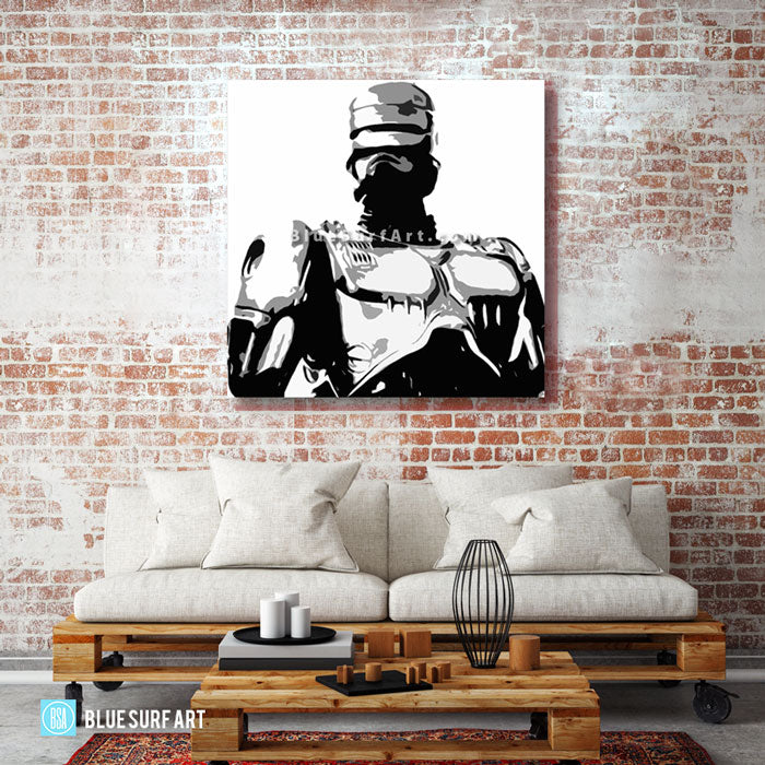 Cop robot - living room