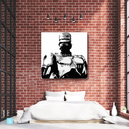 Cop robot - bedroom showcase 