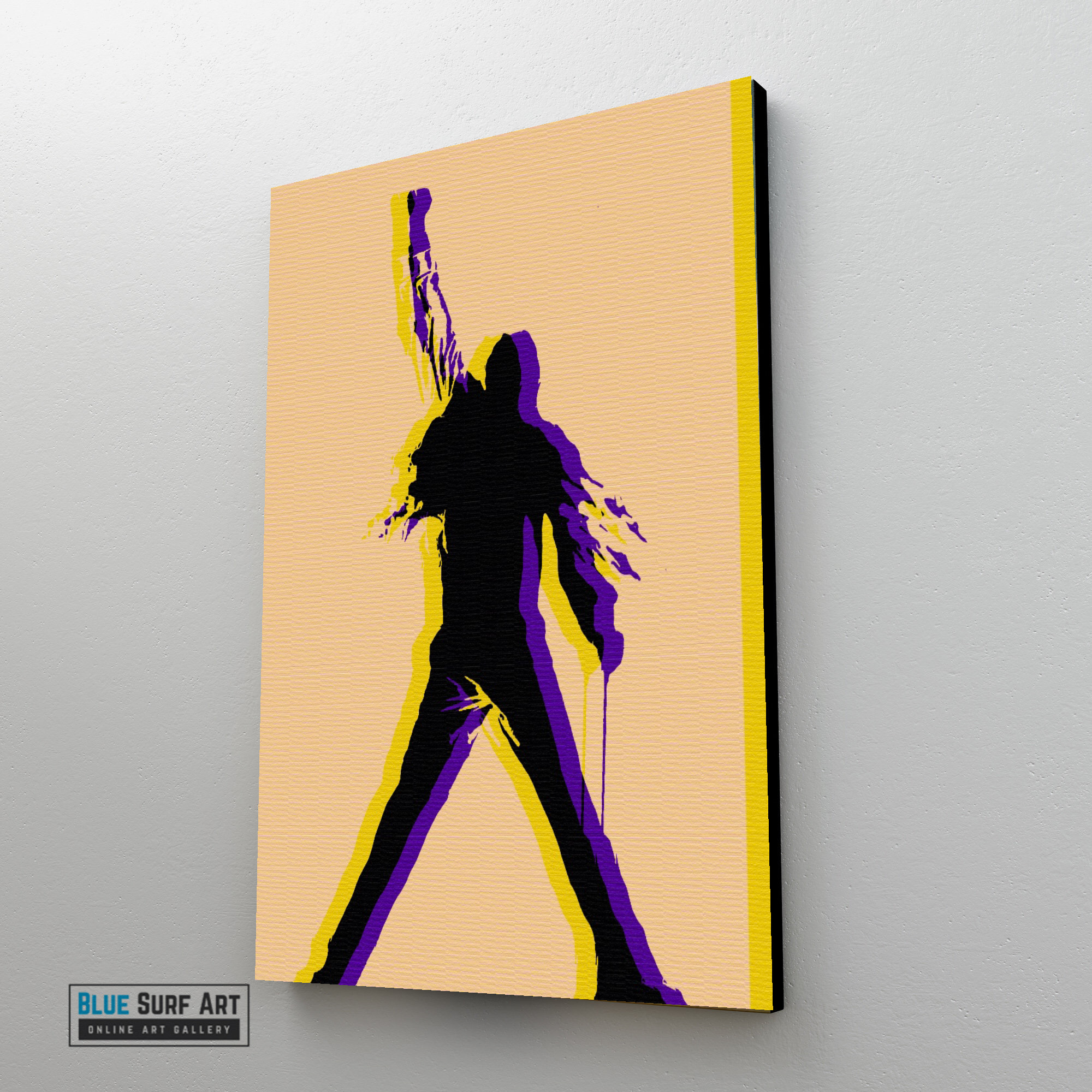 Break Free, Freddie Mercury, Freddie Mercury Wall Art, Queen Freddie Mercury Prints, Queen wall art, Queen fan art, queen rock band painting, Queen Freddie canvas art