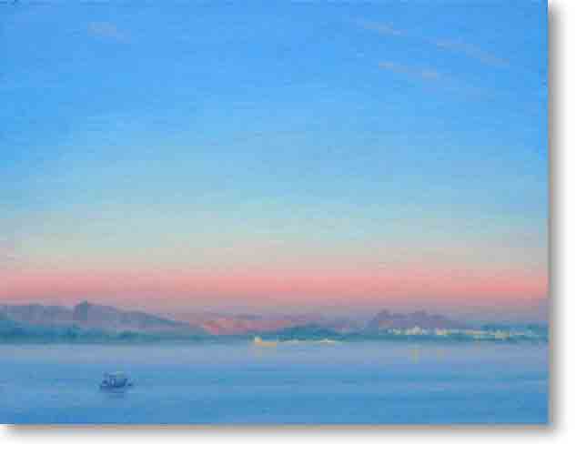 Dawn At Lake Piccola