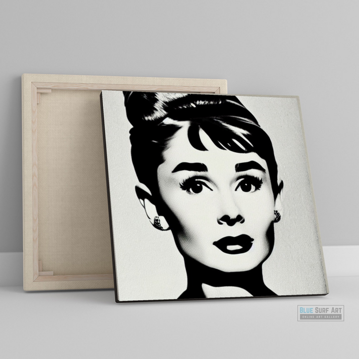 Audrey Hepburn Wall Art 100% Handmade Art Painting Model Art 2
