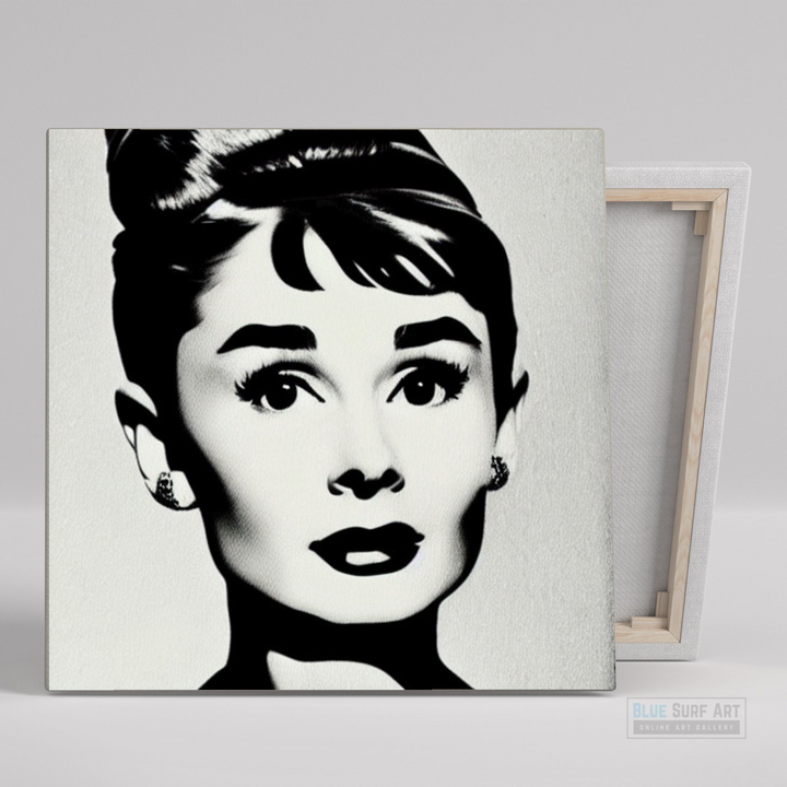 Audrey Hepburn Wall Art 100% Handmade Art Painting Model Art 1