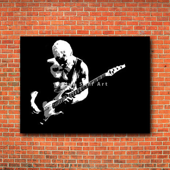 Flea - Red Hot Chili Peppers - red brick wall