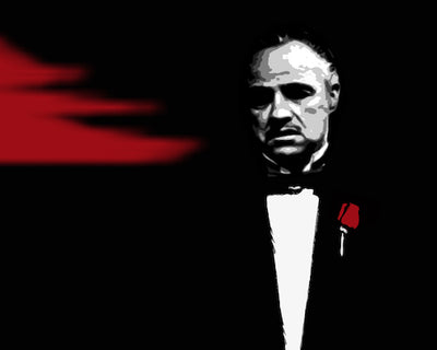 The Godfather with Red Shadow
