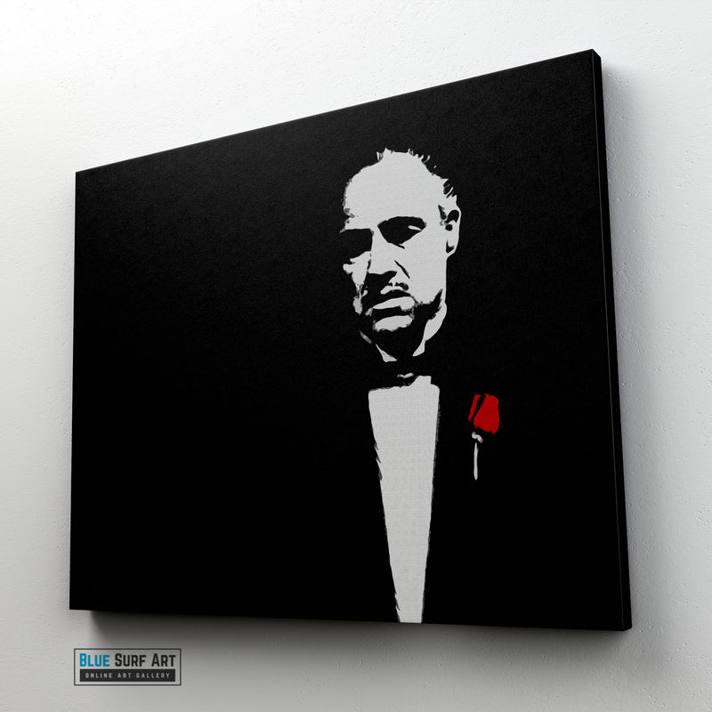 The Godfather with Red Rose from our The Godfather  - with frame left side