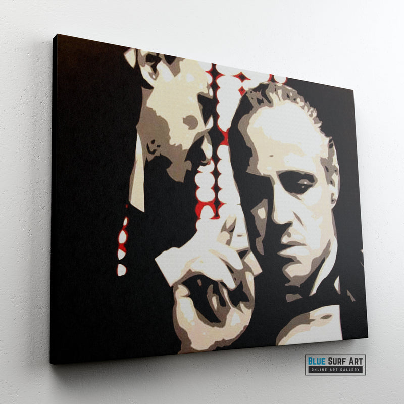 The Whisper - Godfather Wall Art - right side