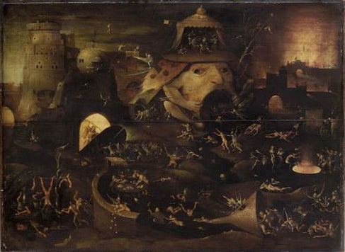 Christ in Limbo by Hieronymus Bosch I Blue Surf Art