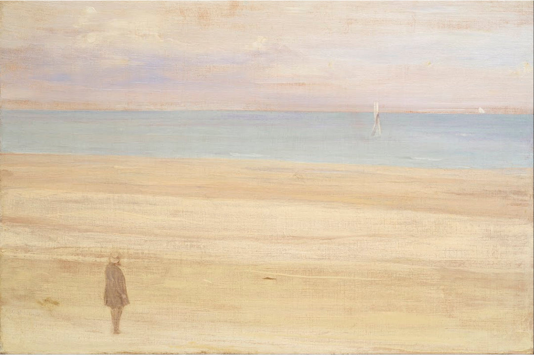Harmony in Blue and Silver: Trouville by James Abbott McNeill Whistler Reproduction Painting by Blue Surf Art
