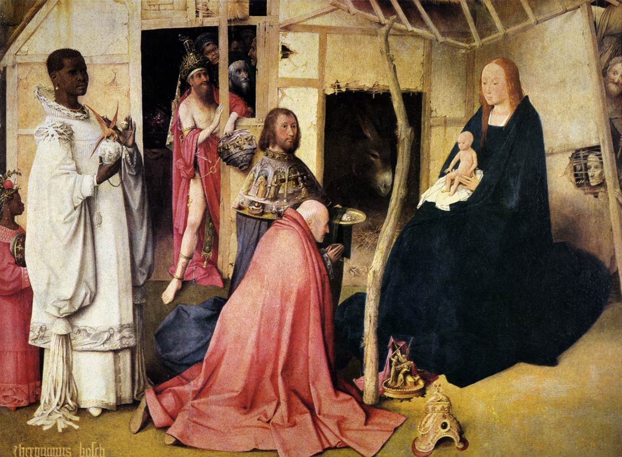 Adoration of the Magi (Bosch, Madrid) by Hieronymus Bosch I Blue Surf Art