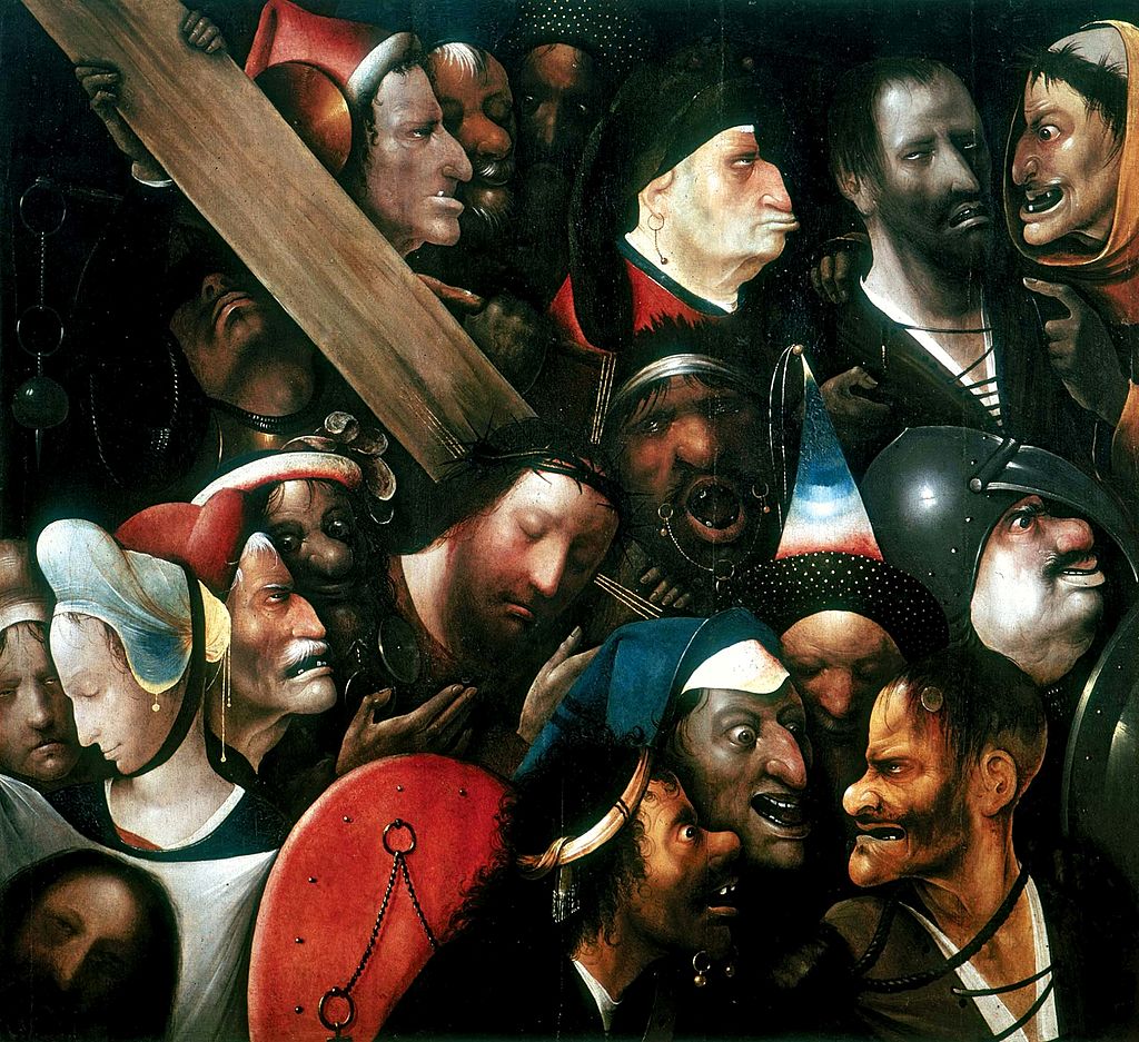 Christ Carrying the Cross (Bosch, Ghent) by Hieronymus Bosch I Blue Surf Art