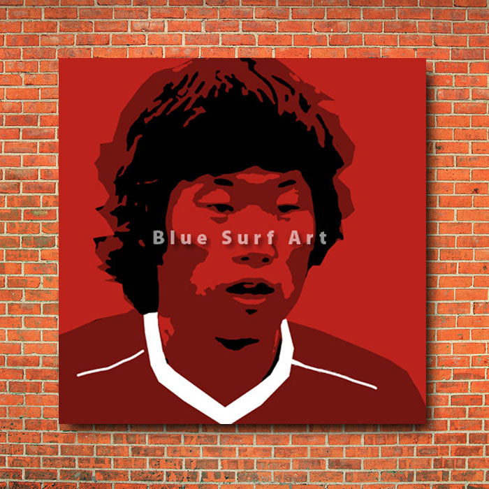 Ji Sung - red bricks wall