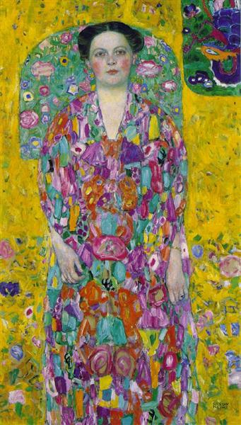 Portrait Of Eugenia Primavesi by Gustav Klimt Oil Painting on Canvas