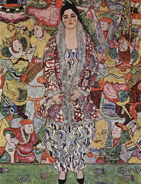 Fredericke Maria Beer by Gustav Klimt-100% Hand Painted Oil Painting on Canvas