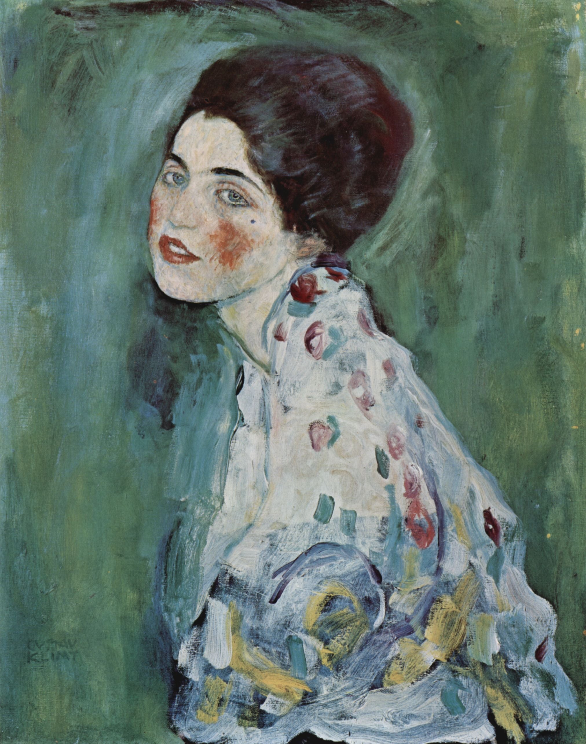 Portrait of a Lady by Gustav Klimt - Oil Painting on Canvas