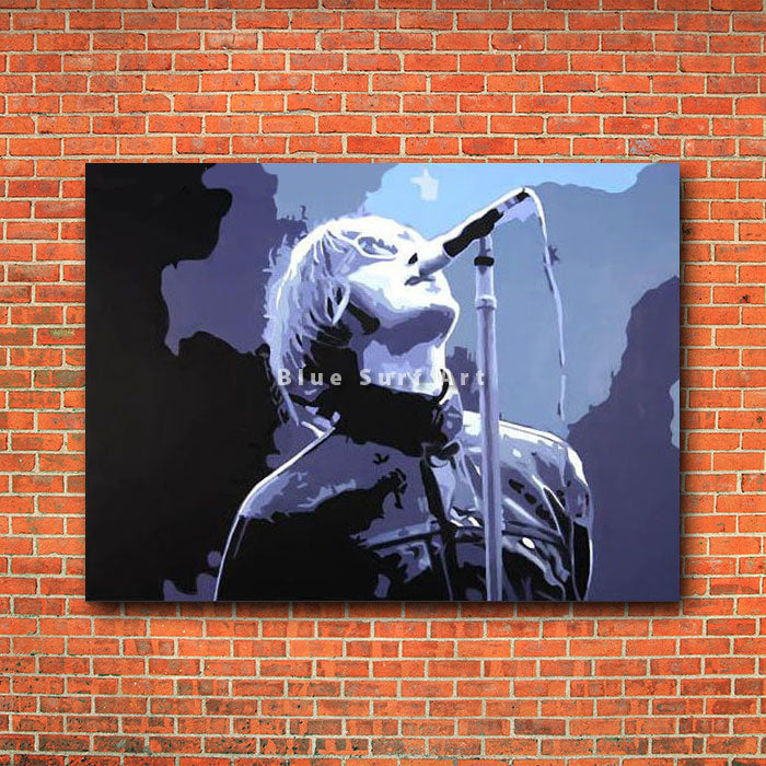 Liam Gallagher Painting - red brick wall