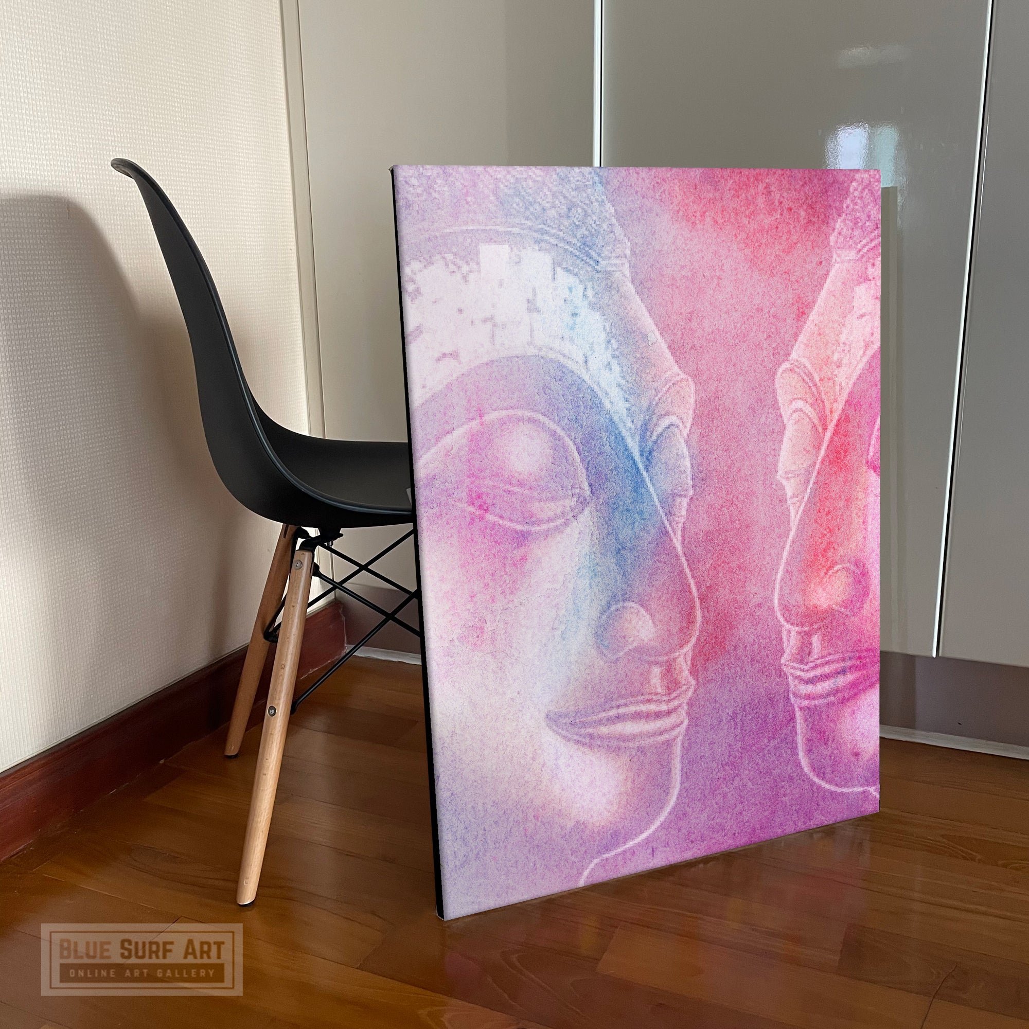Reflection Asian Buddha Wall Art Painting