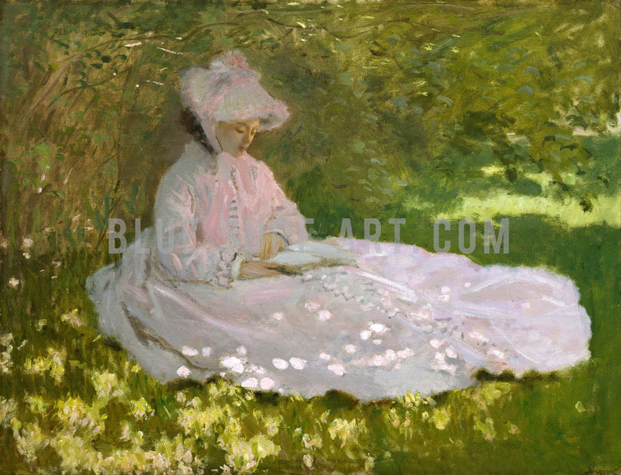 Springtime, 1872. Reproduction Oil Painting on Canvas  I  Blue Surf Art