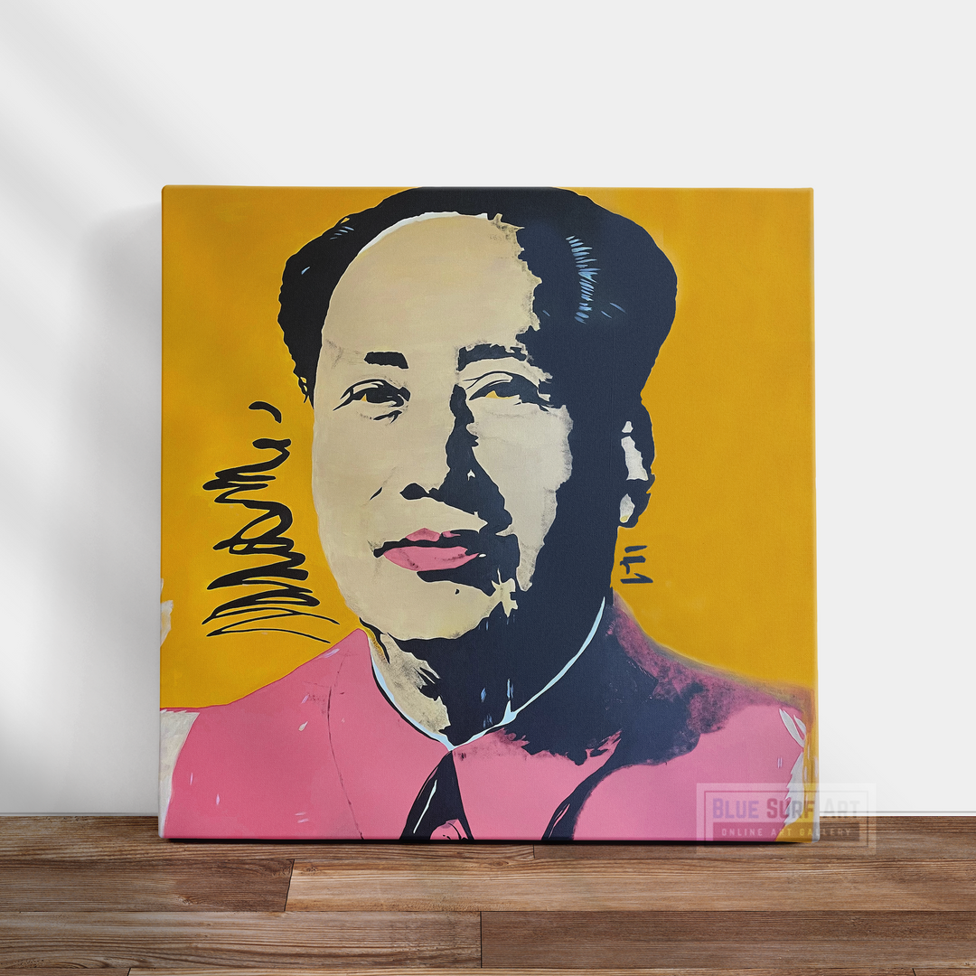 Mao Tse Tung Warhol Wall Art Handmade Painting Pop Art Canvas 1