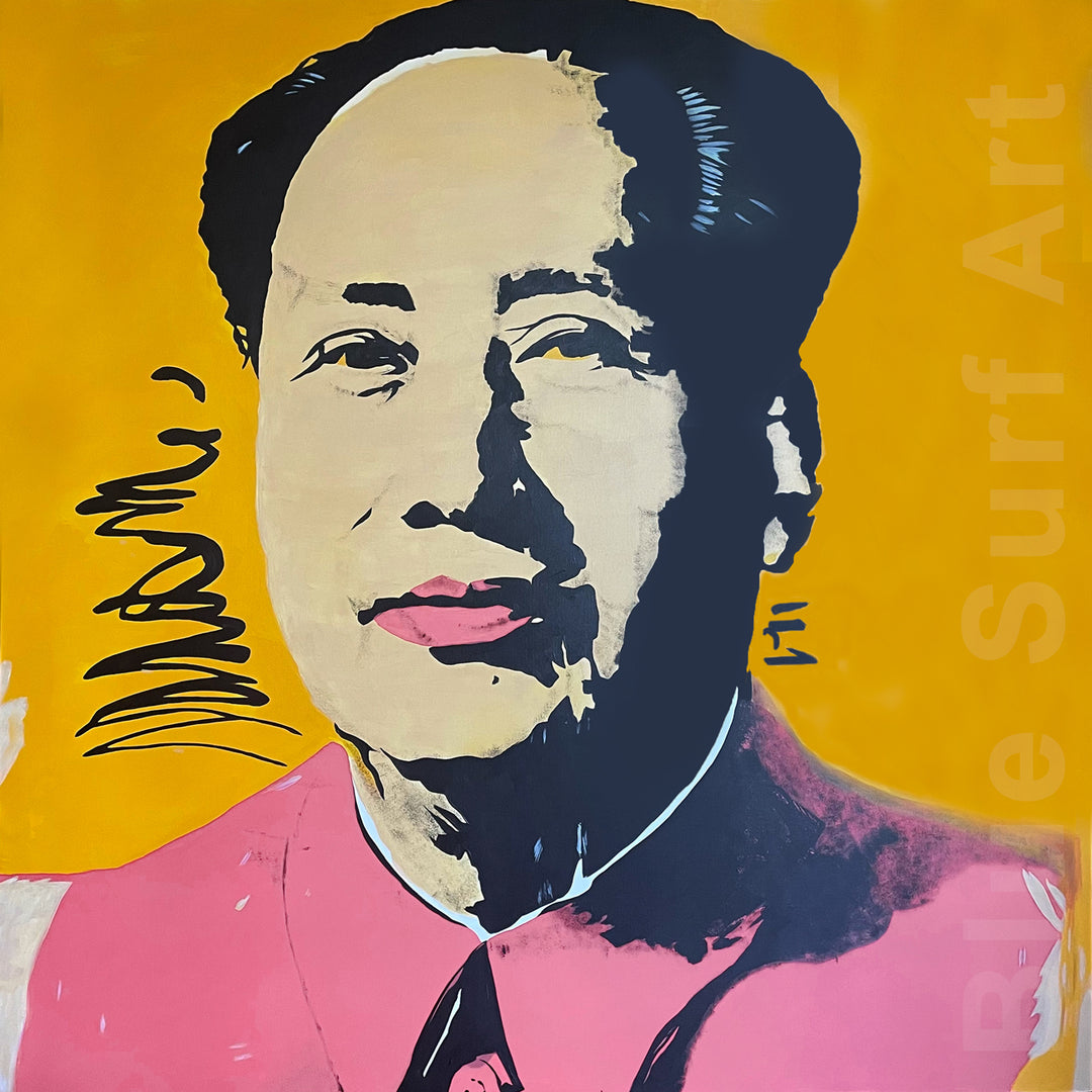 Mao Tse Tung Warhol Wall Art Handmade Painting Pop Art Canvas