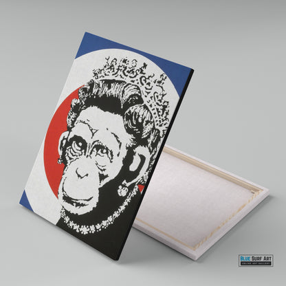 Monkey Queen Banksy Original Wall Art