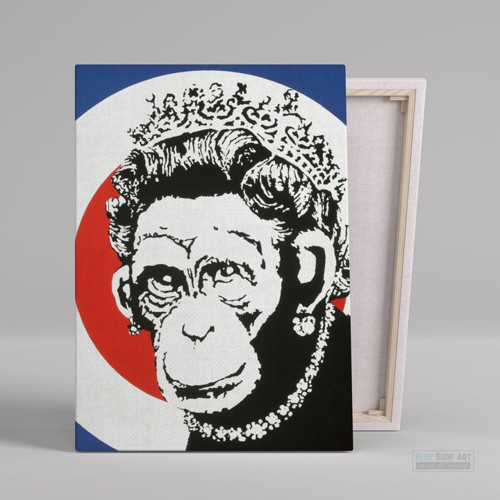Monkey Queen Banksy Original Wall Art