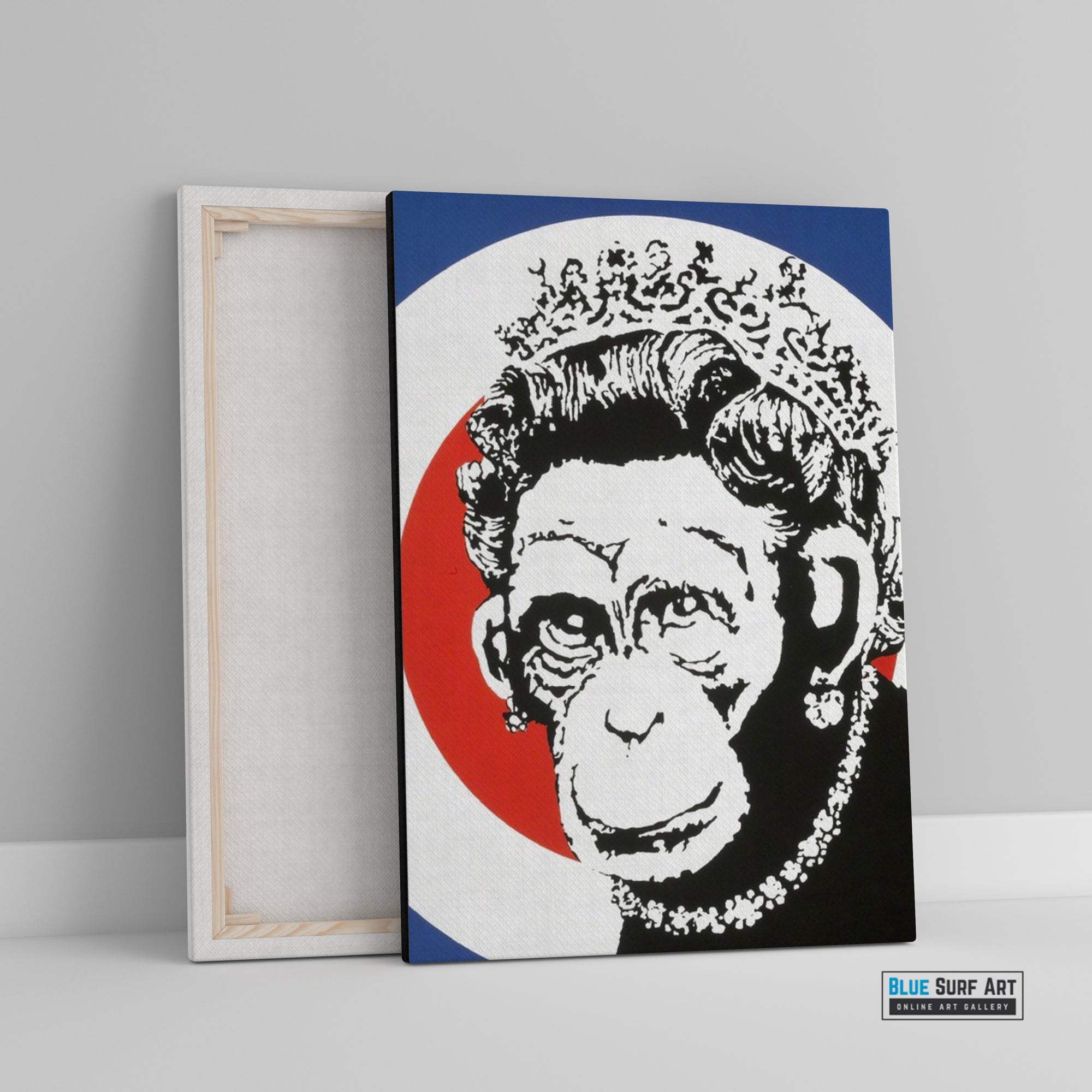 Monkey Queen Banksy Original Wall Art