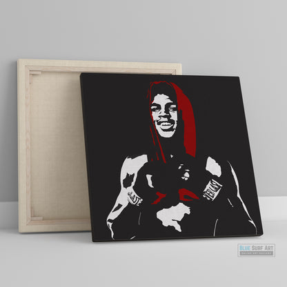 Muhammad Ali Boxing Legend Wall Art Original Handmade Oil on Canvas Painting 2