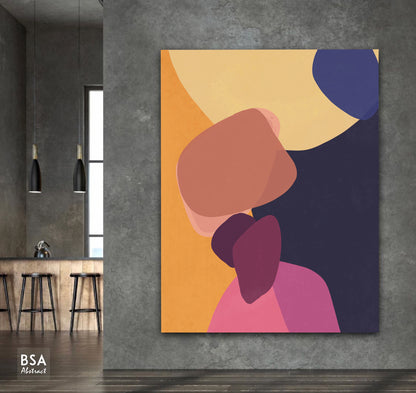 New Colourful Minimalist Modern Wall Art, Abstract Canvas Art Painting - Fora #11. Large Abstract Painting, Modern Abstract Painting, oil hand painting, office wall art, original abstract, textured art, Living room wall art, Modern interior wall art