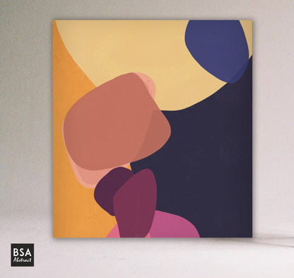New Colourful Minimalist Modern Wall Art, Abstract Canvas Art Painting - Fora #11. Large Abstract Painting, Modern Abstract Painting, oil hand painting, office wall art, original abstract, textured art, Living room wall art, Modern interior wall art