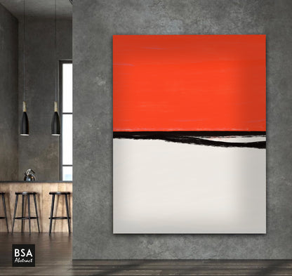 Minimalist Modern Wall Art, Abstract Canvas Art Painting - Fora #17. Large Abstract Painting, Modern Abstract Painting, oil hand painting, office wall art, original abstract, textured art, Living room wall art, Modern interior wall art