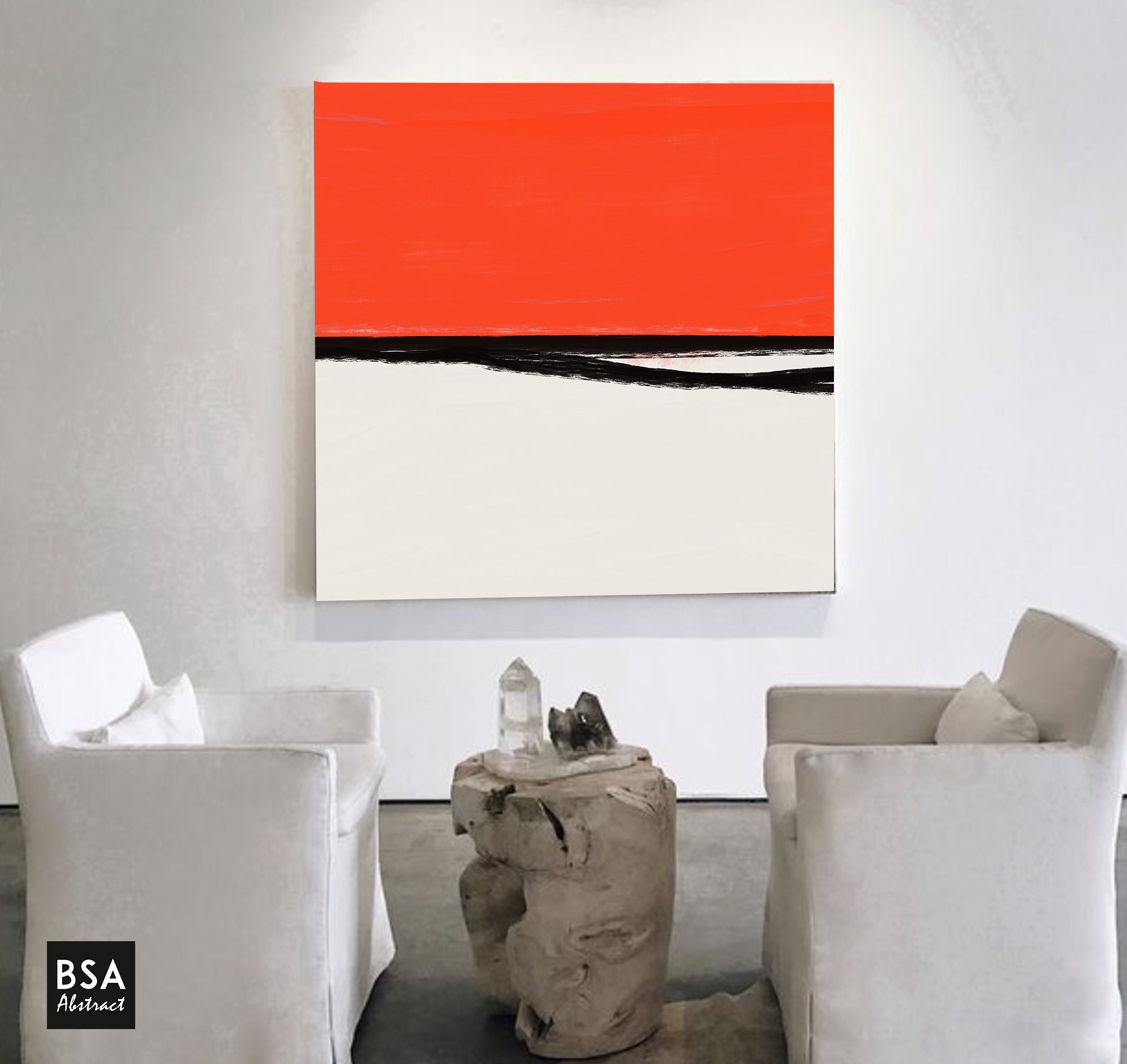 Minimalist Modern Wall Art, Abstract Canvas Art Painting - Fora #17. Large Abstract Painting, Modern Abstract Painting, oil hand painting, office wall art, original abstract, textured art, Living room wall art, Modern interior wall art