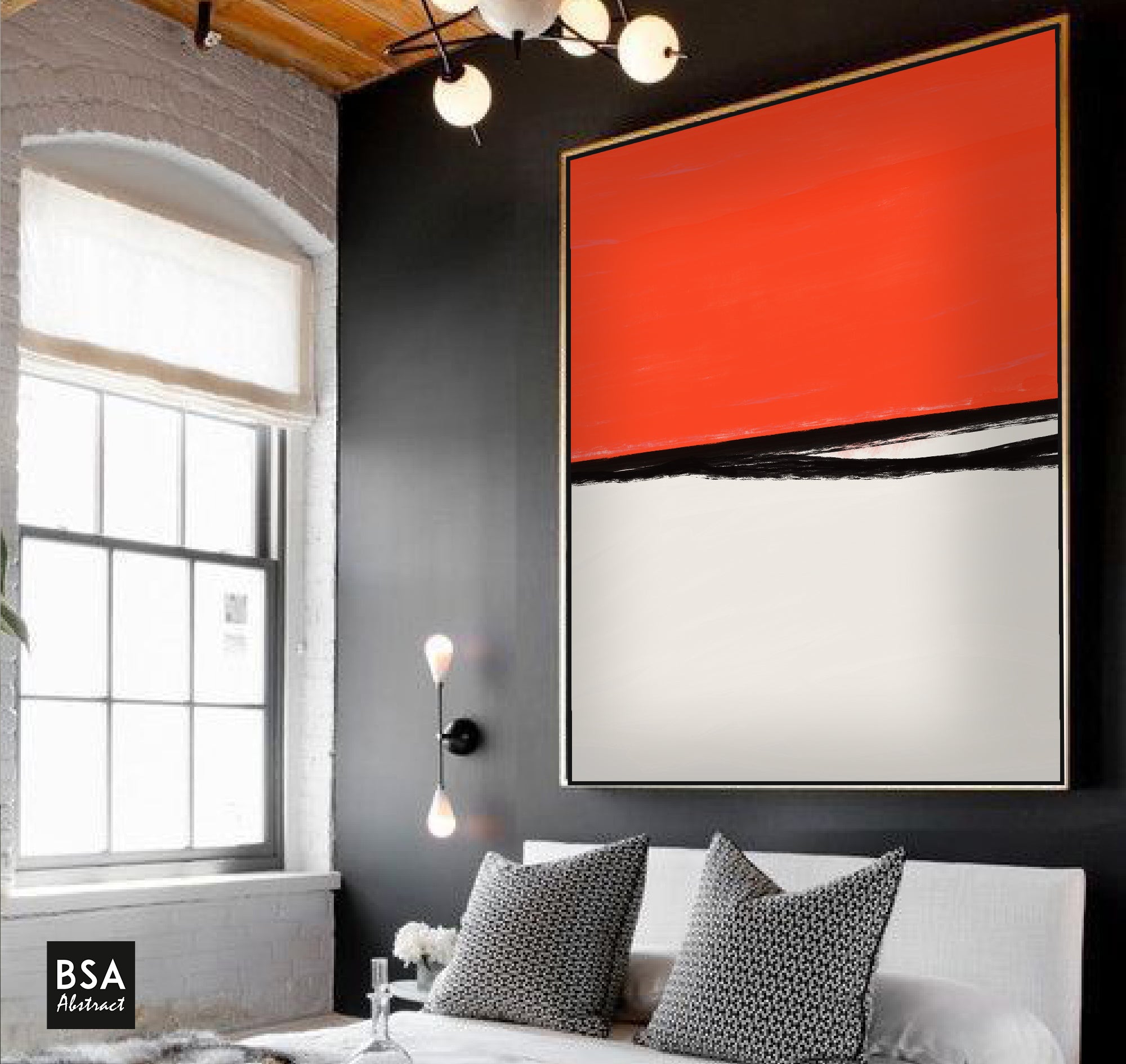 Minimalist Modern Wall Art, Abstract Canvas Art Painting - Fora #17. Large Abstract Painting, Modern Abstract Painting, oil hand painting, office wall art, original abstract, textured art, Living room wall art, Modern interior wall art