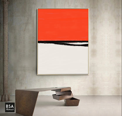 Minimalist Modern Wall Art, Abstract Canvas Art Painting - Fora #17. Large Abstract Painting, Modern Abstract Painting, oil hand painting, office wall art, original abstract, textured art, Living room wall art, Modern interior wall art