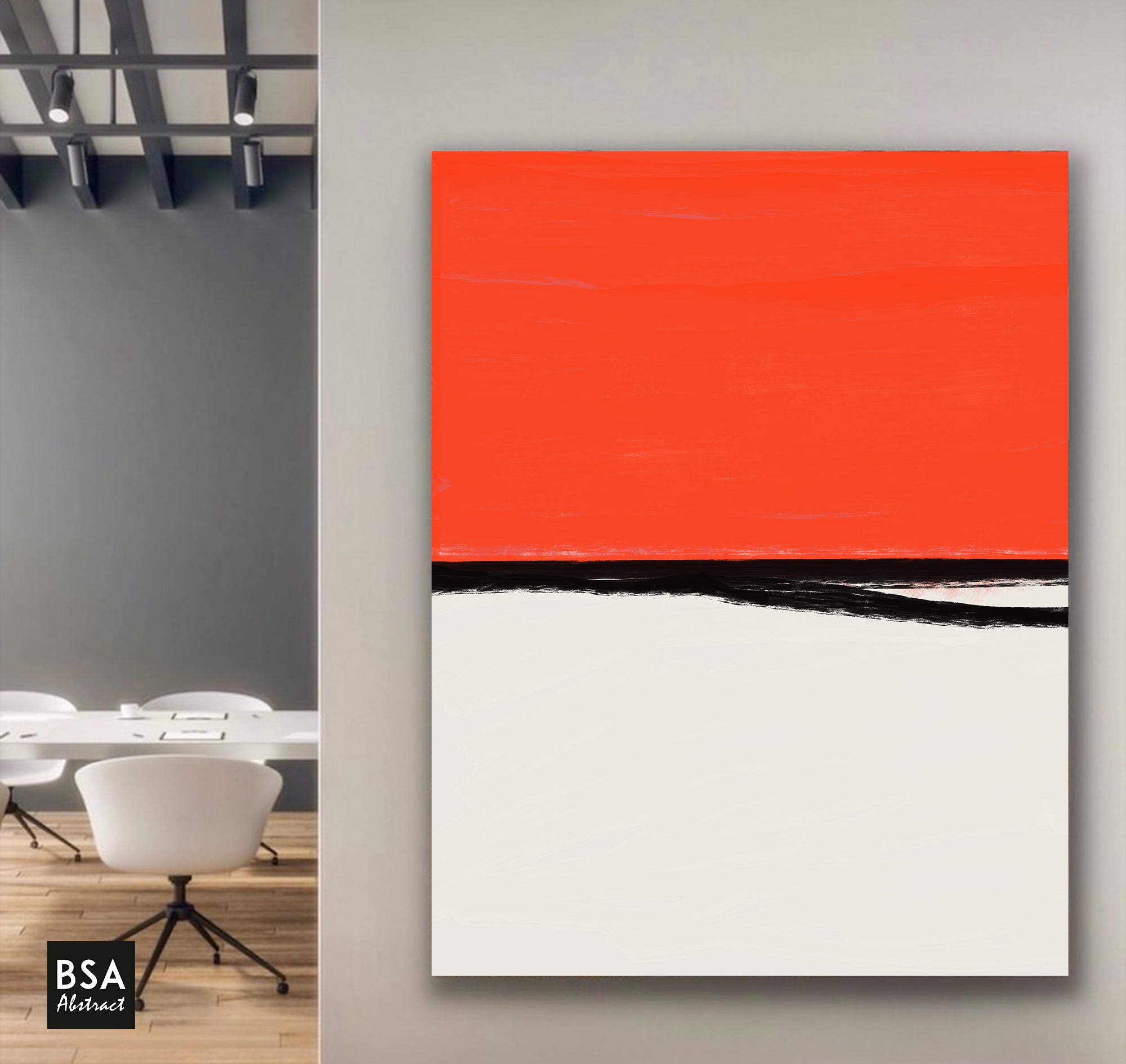 Minimalist Modern Wall Art, Abstract Canvas Art Painting - Fora #17. Large Abstract Painting, Modern Abstract Painting, oil hand painting, office wall art, original abstract, textured art, Living room wall art, Modern interior wall art
