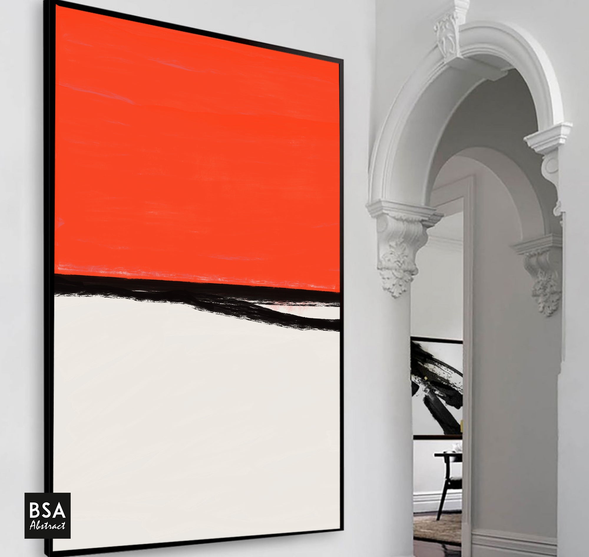 Minimalist Modern Wall Art, Abstract Canvas Art Painting - Fora #17. Large Abstract Painting, Modern Abstract Painting, oil hand painting, office wall art, original abstract, textured art, Living room wall art, Modern interior wall art