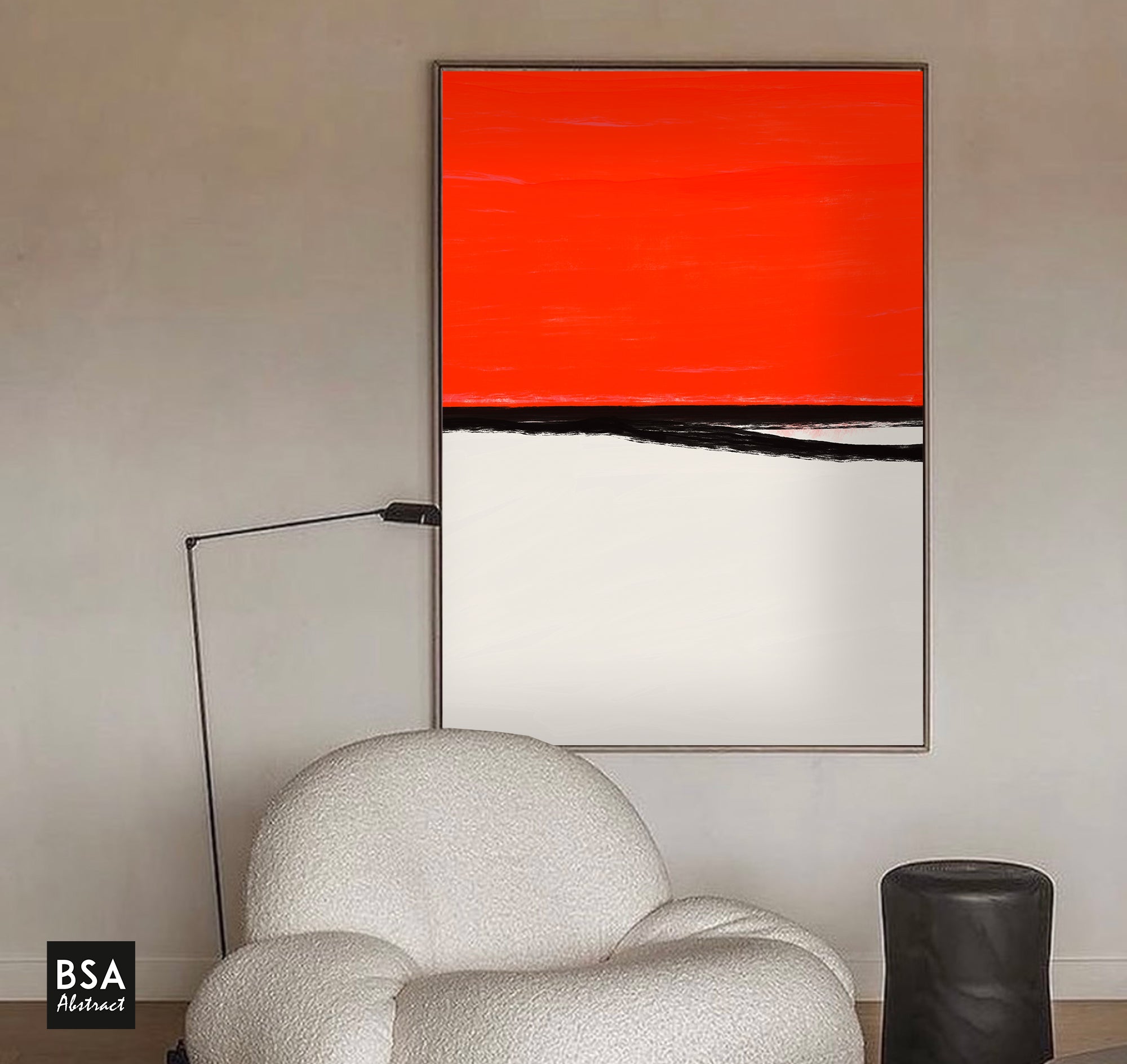 Minimalist Modern Wall Art, Abstract Canvas Art Painting - Fora #17. Large Abstract Painting, Modern Abstract Painting, oil hand painting, office wall art, original abstract, textured art, Living room wall art, Modern interior wall art