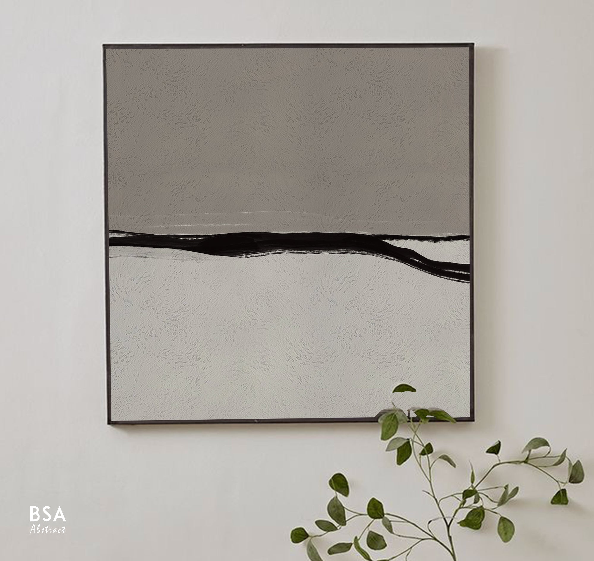Minimalist Modern Wall Art, Abstract Canvas Art Painting - Fora #19. Large Abstract Painting, Modern Abstract Painting, oil hand painting, office wall art, original abstract, textured art, Living room wall art, Modern interior wall art