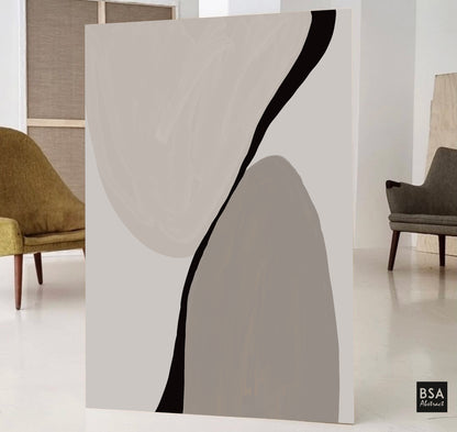 Minimalist Modern Abstract Art, Canvas Print or Original on Canvas, Canvas art painting, abstract wall art, painting on canvas, wall art print, original canvas art