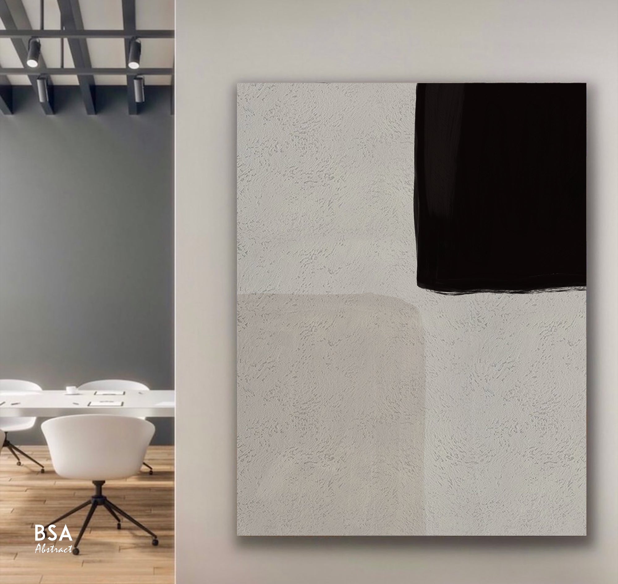 Minimalist Modern Wall Art, Abstract Canvas Art Painting - Fora #20. Large Abstract Painting, Modern Abstract Painting, oil hand painting, office wall art, original abstract, textured art, Living room wall art, Modern interior wall art
