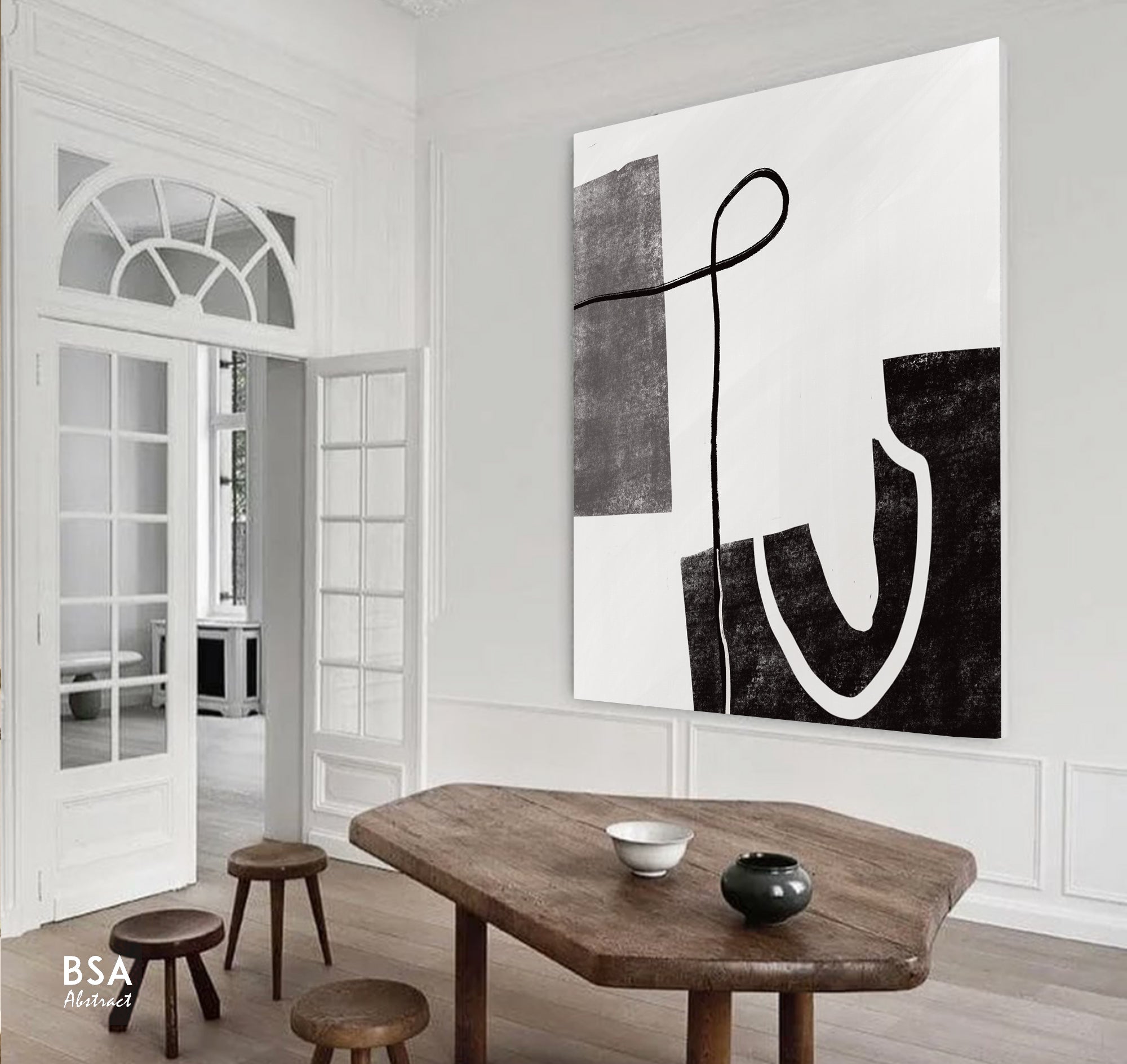 Modern Minimalist Modern Wall Art, Abstract Canvas Art Painting - Fora #30. Large Abstract Painting, Modern Abstract Painting, oil hand painting, office wall art, original abstract, textured art, Living room wall art, Modern interior wall art
