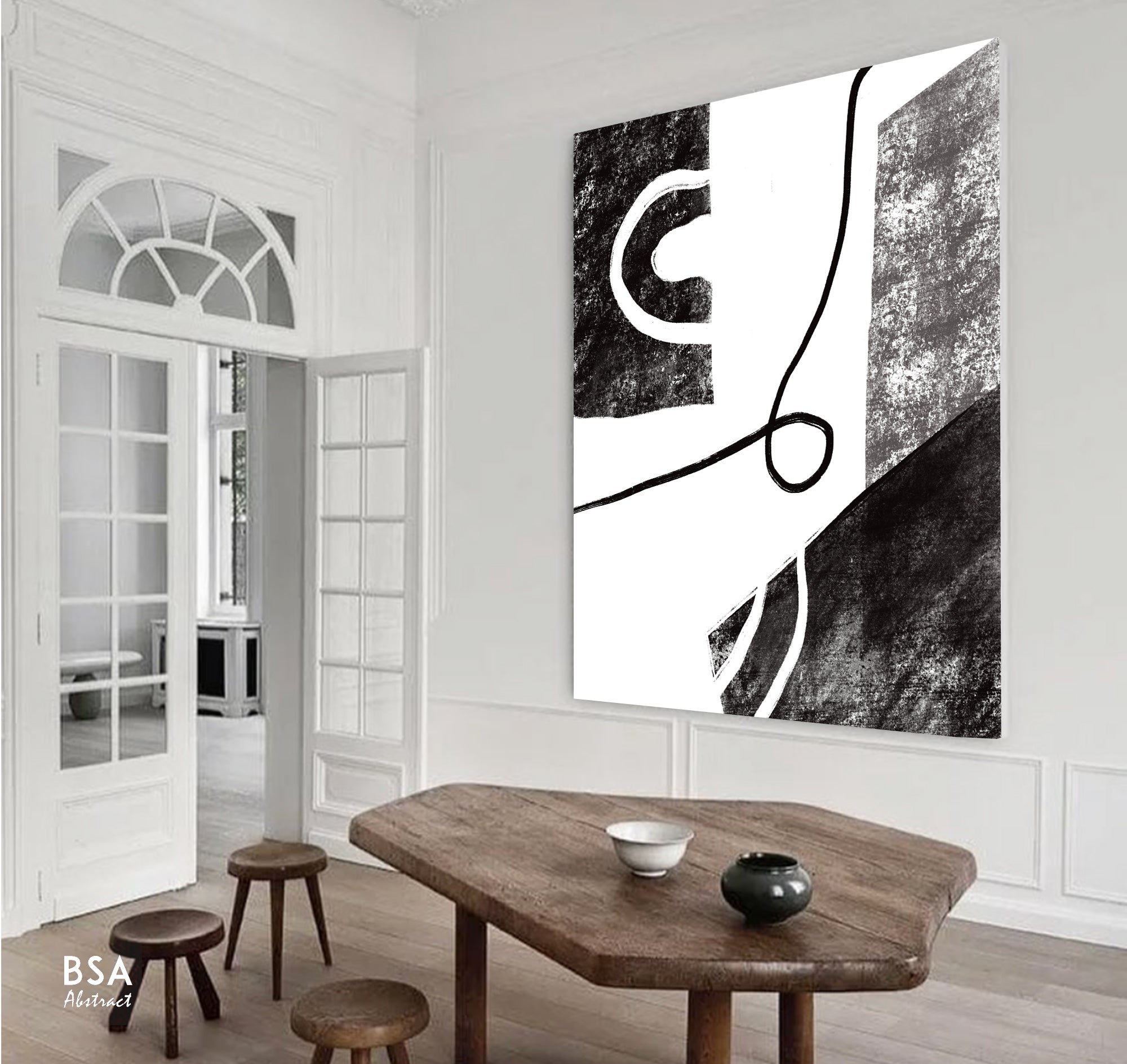 Modern Minimalist Modern Wall Art, Abstract Canvas Art Painting - Fora #31. Large Abstract Painting, Modern Abstract Painting, oil hand painting, office wall art, original abstract, textured art, Living room wall art, Modern interior wall art