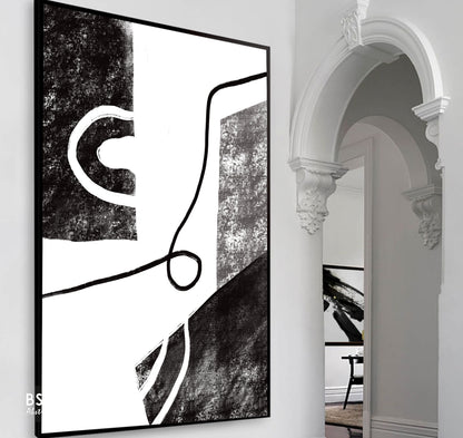 Modern Minimalist Modern Wall Art, Abstract Canvas Art Painting - Fora #31. Large Abstract Painting, Modern Abstract Painting, oil hand painting, office wall art, original abstract, textured art, Living room wall art, Modern interior wall art