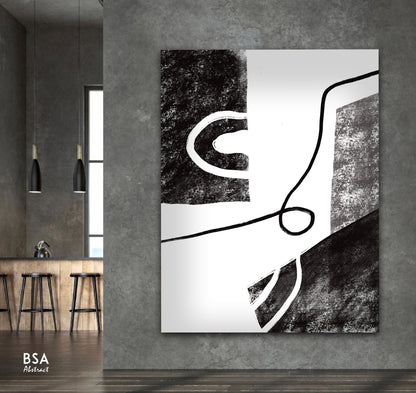 Modern Minimalist Modern Wall Art, Abstract Canvas Art Painting - Fora #31. Large Abstract Painting, Modern Abstract Painting, oil hand painting, office wall art, original abstract, textured art, Living room wall art, Modern interior wall art